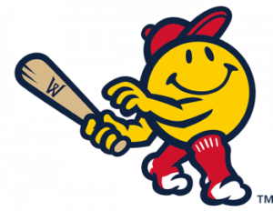 WooSox Smiley Ball Logo, The Worcester Red Sox.  
